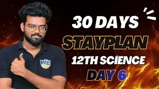 12th Science Group | 30 days Study Plan | Day 6 |#12th #studyplan