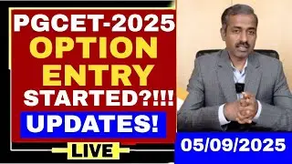PGCET 2025 Option Entry Date | PGCET 2025 | KEA PGCET 2025 Option Entry Schedule| PGCET 2025 Updates
