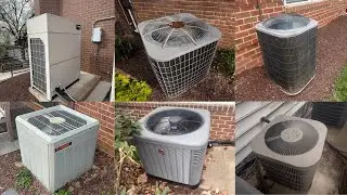 HVAC Heaven - Trane XB, Carrier 38CKC, Goodman CKL, York VRF, & More A/Cs Running