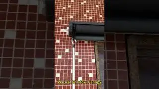 #outdoor #awning #windproof roller blinds