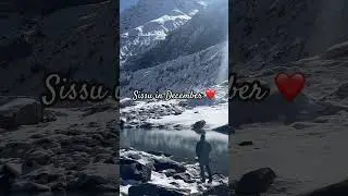 Sissu(Himachal Pradesh) in December 2023. #snow #manali #december #snowfall #sissu