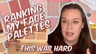 Ranking my Face Palettes of the Month- December 2021
