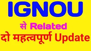 IGNOU Updates Today | IGNOU Latest Update | IGNOU Update | 2023 | Tech Jethiya IGNOU |