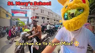 Pikachu Rider Ne Bachon Ko Hila Diya! 🤯 | St. Mary's School Viral Moment l Oye It's Aqib
