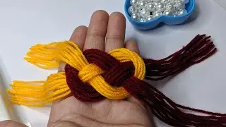 Very Easy Hand making Tassel design trick | Super Easy Hand making Woolen Tassel .How to make Tassel