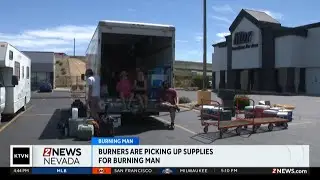 Picking up supplies for Burning Man