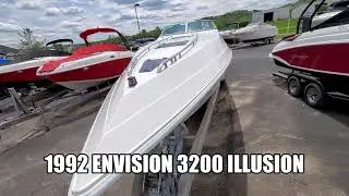 1992 Envision 3200 Illusion twin Merc 454 For Sale Now Captiva Boat Sales Well Maintained Preowned