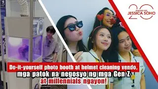 DIY photo booth at helmet cleaning vendo, mga patok na negosyo ngayon! | Kapuso Mo, Jessica Soho