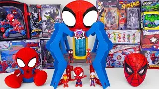 Marvel Spiderman Toys Unboxing Review | Marvel Spiderman Webquarters | Spider Man Bow & Arrow