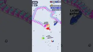 Final 1 Second Win! Lv1200 Snake Destroys Everyone | Snake Clash Epic Battle