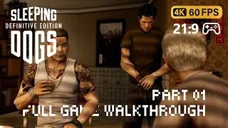 Sleeping Dogs - Full Game Walkthrough [4K60fps 21:9 Ultra Wide PC] - No Commentary - Part 1