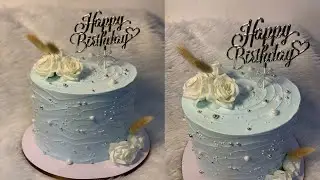 SIMPLE BUT ELEGANT DESIGN I MimilouKitchen #cakedecorating   #cakedesign #video #chocolate 