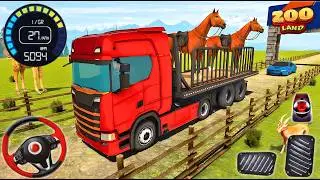 Cargo Animal Truck Game 3D : Wild Animals Zoo - Real Truck Driving Simulator - Android Gameplay