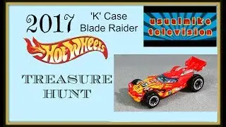 Hot Wheels 2017 K case TREASURE HUNT Blade Raider