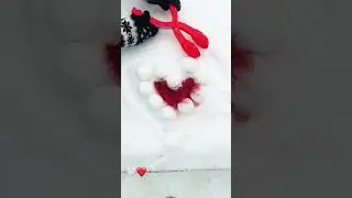 Happy Valentine&rsquo;s Day 🤍❤️ #shorts  #viral  #heart #snow #glitter