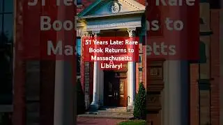 51 Years Late: Rare Book Returns to Massachusetts Library!