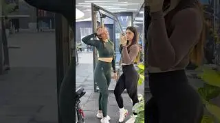 Besties workout with ​⁠@itsAestheticBarbie 🎀❤️ #fitcheck #workout #foreignerinindia 🇦🇺🇮🇳