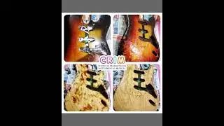 Restauraci&oacute;n completa de una Fender Strato del 79' #fender  #guitartech #laudero #luthier #guitarra