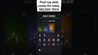 How to unlock 4/08/2024 pixel tap daily combo today and claim your pixel tap coins #pixeltap