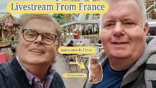 Livestream from France! - Rain Drenched South of France and Jeff Gets a Cold...