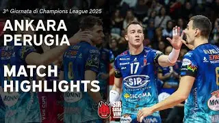 Match Highlights | Halkbank ANKARA - Sir Sicoma Monini PERUGIA 0-3