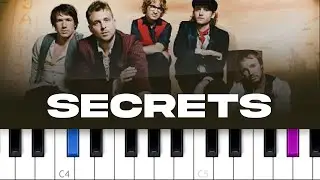 OneRepublic - Secrets (piano tutorial)