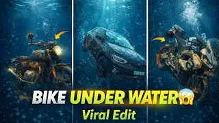 Instagram Trending UNDERWATER Video Editing 🔥 | Viral Bike Reels Editing Tamil Tutorial
