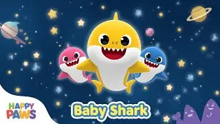 Baby Shark in SPACE! Learn About Planets & Astronauts | Nursery Rhymes & Sing Along Songs