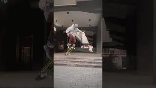 Pop shuvit down 3 stairs #georgia #skateboarding #tbilisi
