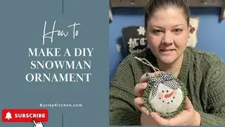 DIY Snowman Ornament