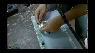 aoc lcd computer monitor repair white screen problem