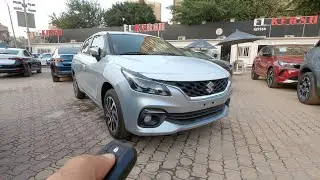 Обзор Suzuki Baleno Facelift 2024 Premium Silver Metallic