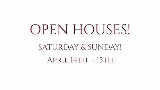 Calgary Open Houses by Ross PAVL Remax House of Real Estate Apr 14-15 2018