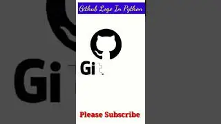 Github Logo In Python Turtle Graphics | 