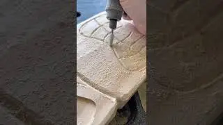 Power carving for Teenage Mutant Ninja Turtles Tikki poles out of wood #tmnt #woodworking #carving