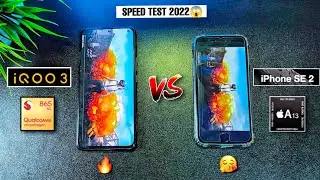 Iphone Se 2 Vs IQOO 3 Speed Test 2022🚀 | which is best for gaming😱