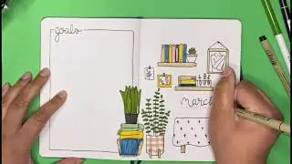 My March 2021 Bullet Journal Set Up