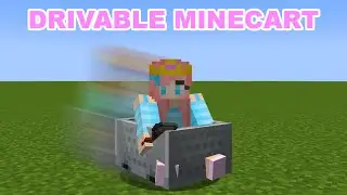 How To Make A Drivable Minecart: Minecraft Java 1.21+