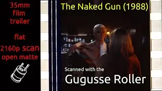 The Naked Gun (1988) 35mm film trailer, flat open matte, 2160p