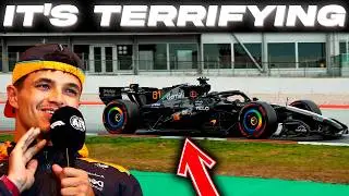 Piastri surprises the paddock with his laps in the McL40 at the Barcelona tests