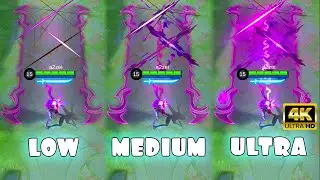 Benedetta | Death Oath in Different Graphics Settings | Mobile Legends Bang Bang 4K