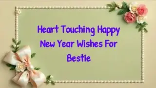 New Year Message for Best Friend | Heart Touching new year wishes 💌