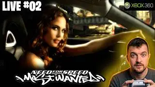 🔴LIVE NEED FOR SPEED MOST WANTED 2005 - XBOX360 - Part 2  FULL GAME 1440/60 #retrogaming #nfs