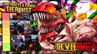 RANKING ALL CONTRACTS & FIENDS 🔥 Devil Hunter Contracts & Fiends Tier List (Update 1)