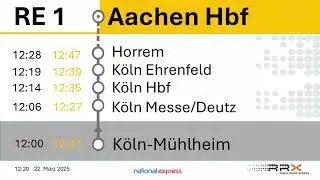 RE1 (RRX) NRW Ansagen