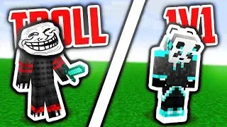 TROLLING Hasvik in 1v1 - HE RAGED! (Build UHC)