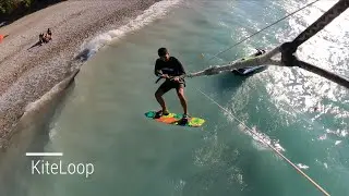 Kitesurfing Rhodes 18-8-22 (Max Lens on GoPro 9 - Line mount)