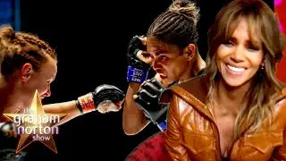 Halle Berry Broke Two Ribs From A Kick By UFC Champion Valentina Shevchenko | The Graham Norton Show