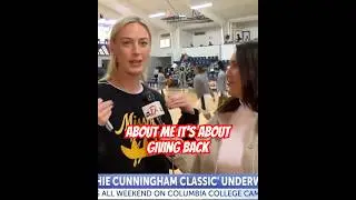 Софи Каннингем возвращает то, с чего все началось #caitlinclark #wnba #shorts