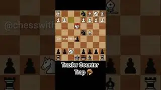 Traxler counter Trap🪤 #chesslife #chess #chessopening #chessstrategy